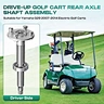 yamaha golf cart rear axle shaft